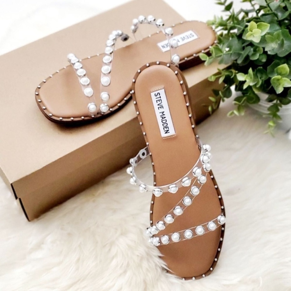 Steve Madden pearl sandals